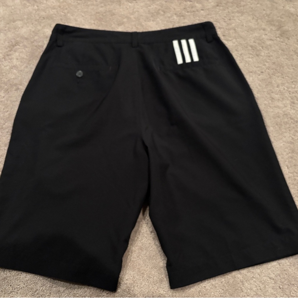 Adidas Climalite Black Golf Shorts Men’s 30 Button Closure - Picture 3 of 3